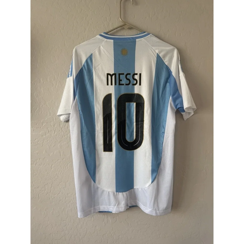 adidas Lionel Messi Argentina 2022 World Cup Champion Jersey Size Medium